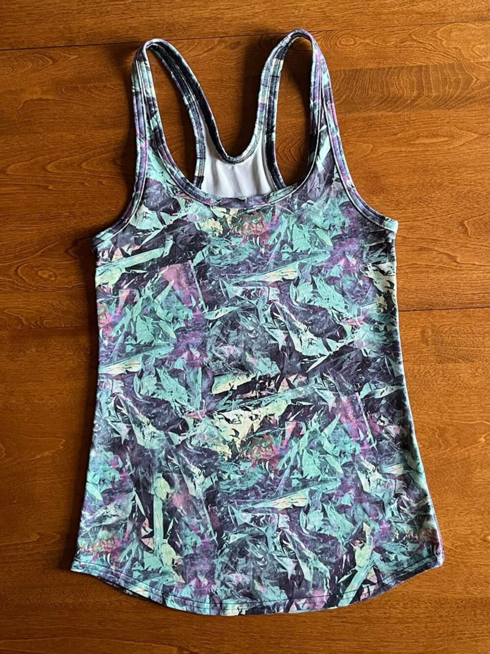 Lululemon purple print tank top 6